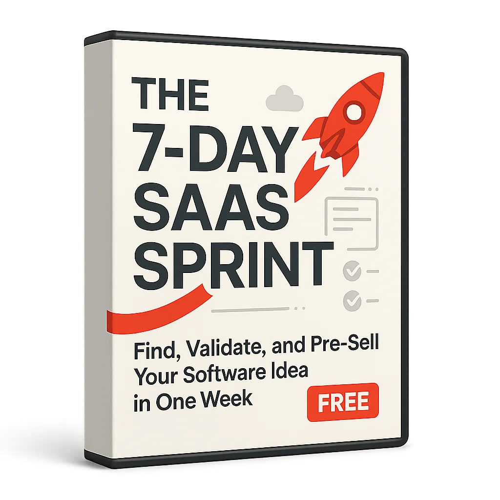 The 7-Day SaaS Sprint: Find, Validate, and Pre-Sell Your Software Idea in One Week